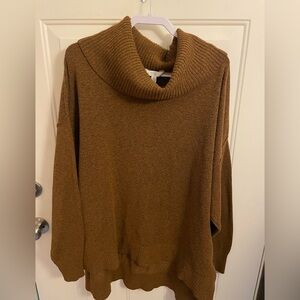 Women’s Plus Cowl Neck Oversized Sweater